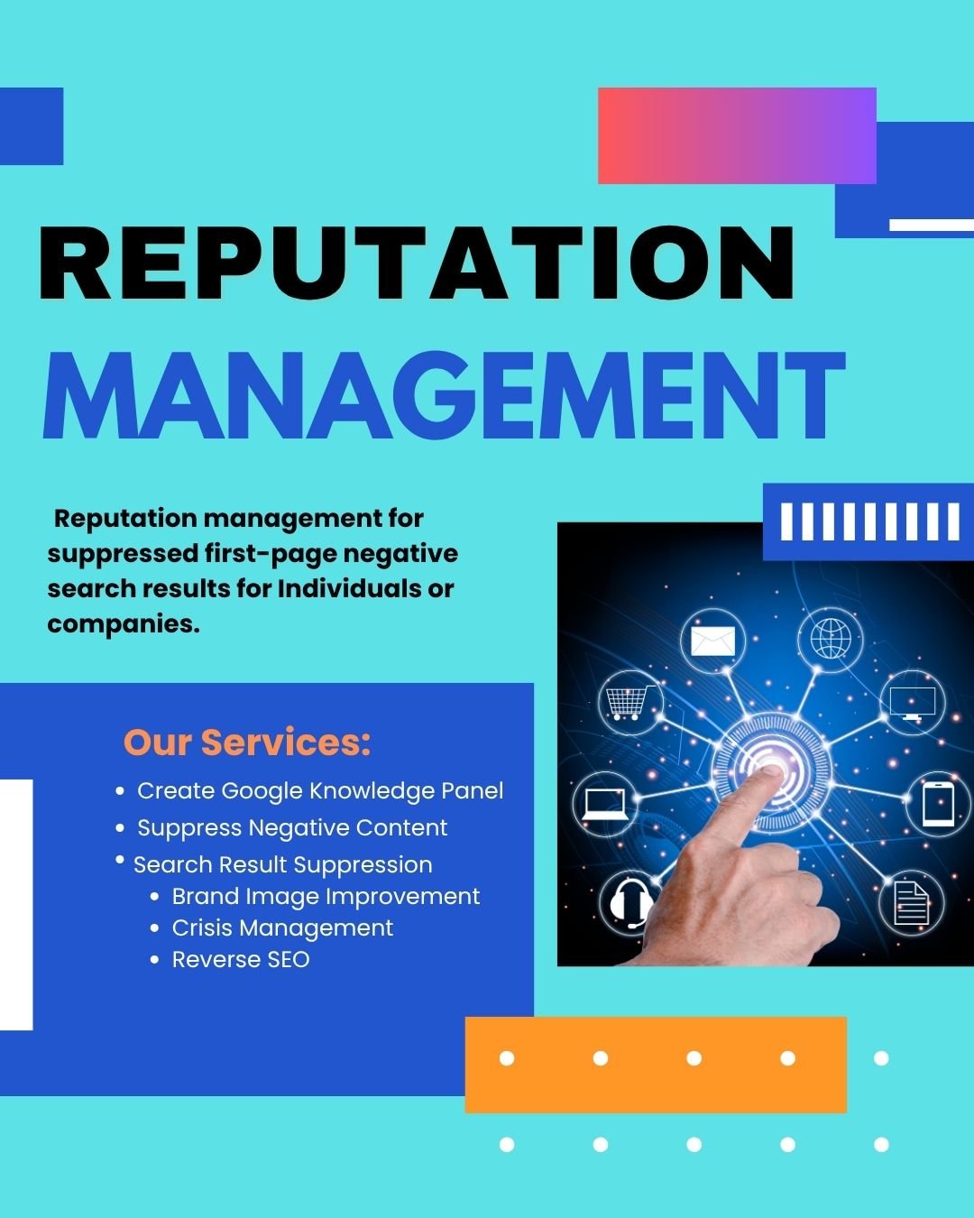 Reputation Management for Supressed nagative content (1080 x 1350 px)